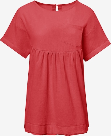 Imily Bela Bluza | rdeča barva: sprednja stran