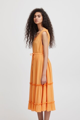 ICHI Dress 'Marro' in Orange