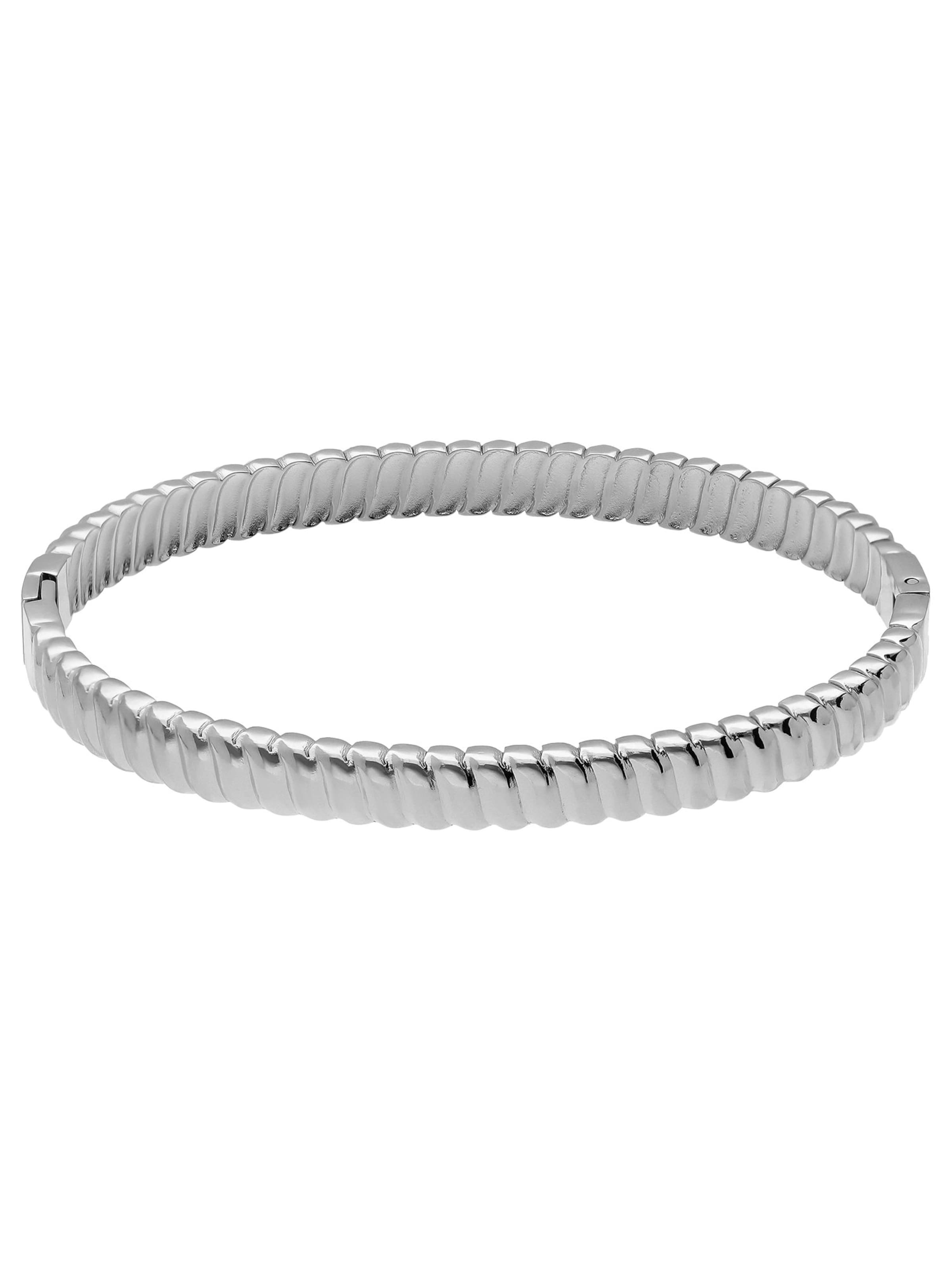 Lucardi Bracelet in Silver: front