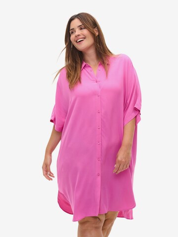 Zizzi Blouse 'Xada' in Roze: voorkant