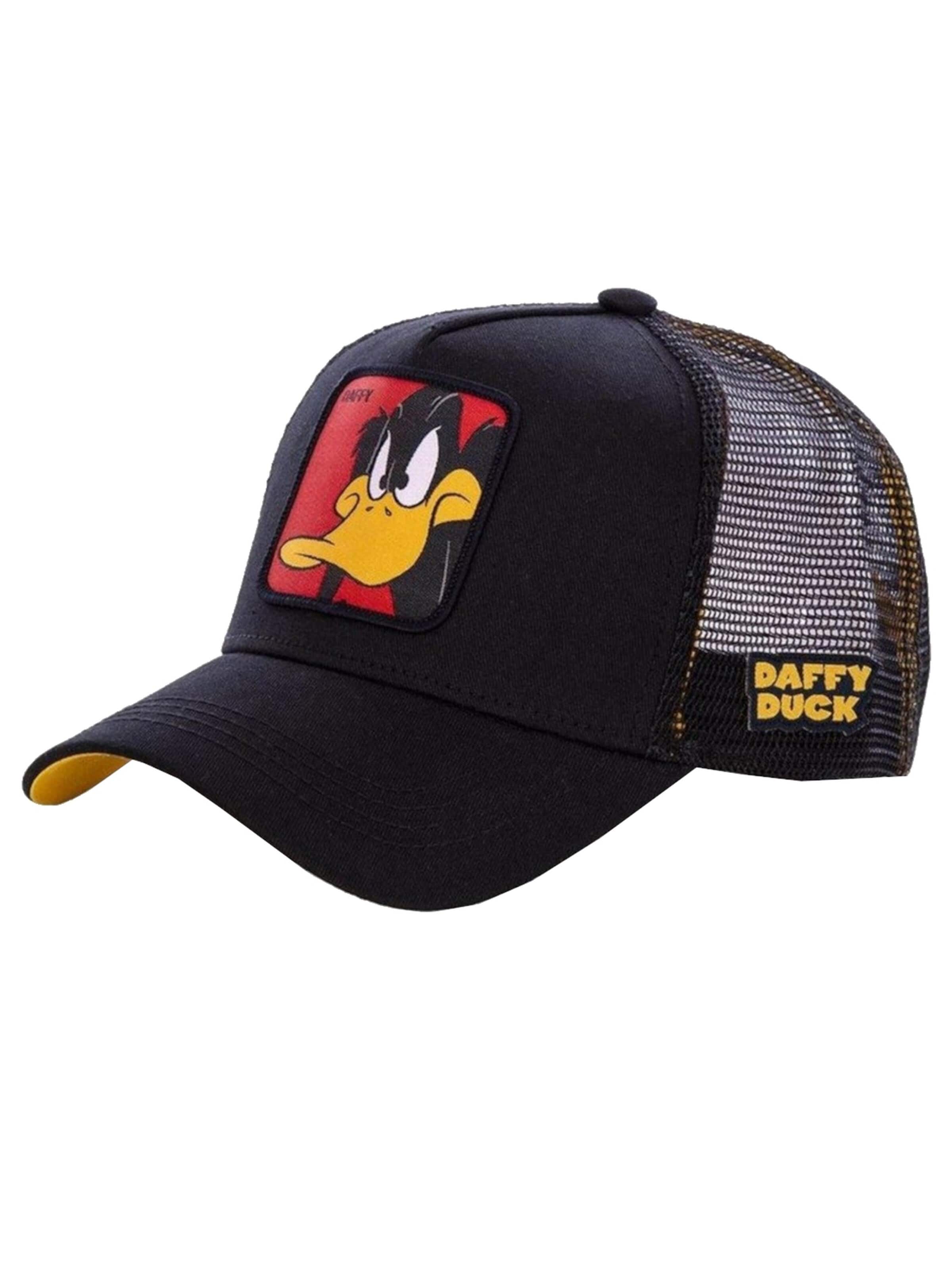 Capslab Pet 'Looney Tunes Daffy Duck' in Zwart: voorkant