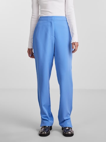 PIECES Loosefit Broek 'Bailey' in Blauw: voorkant