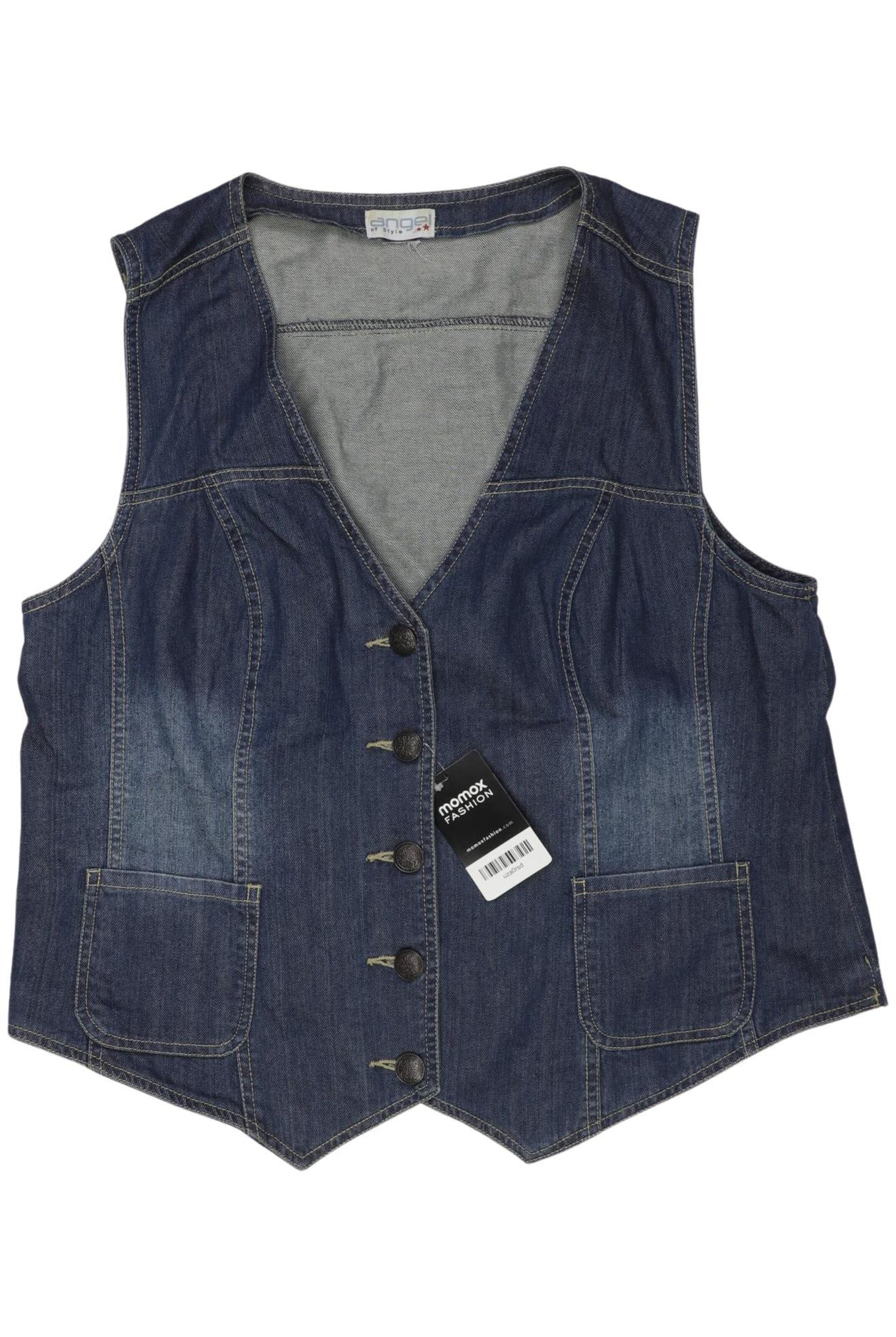 Angel of Style Vest in XL in Blue: front