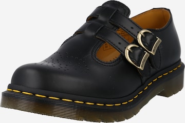 Slipper di Dr. Martens in nero: frontale