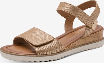 Tamaris Sandale in Bronze: Vorderseite