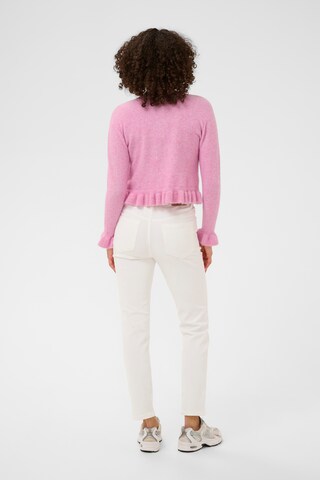 Kaffe Knit cardigan 'KAEmma' in Pink