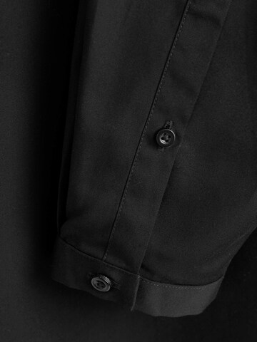 Next Comfort Fit Hemd in Schwarz