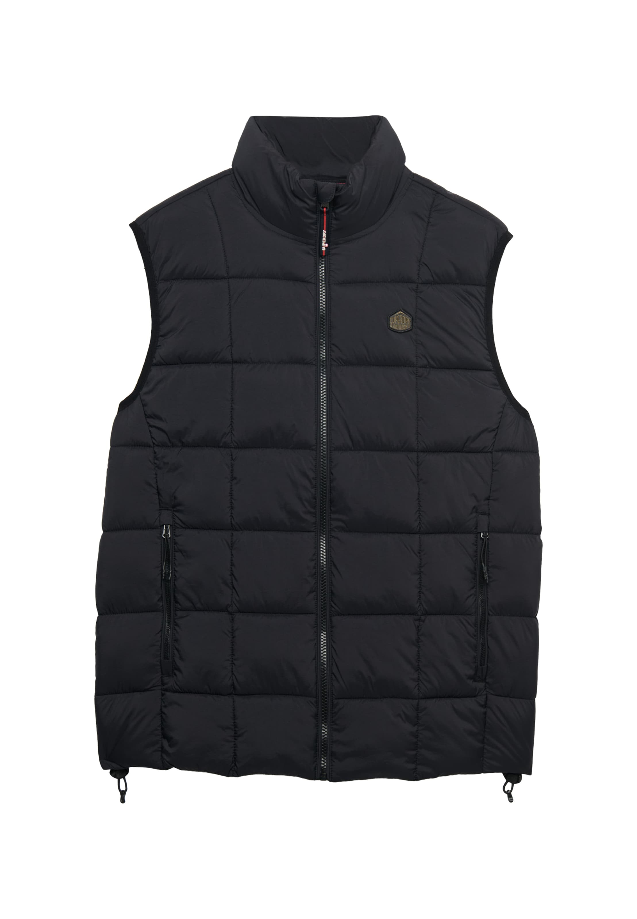 Superdry & Co Vest 'Fuji' in Black: front