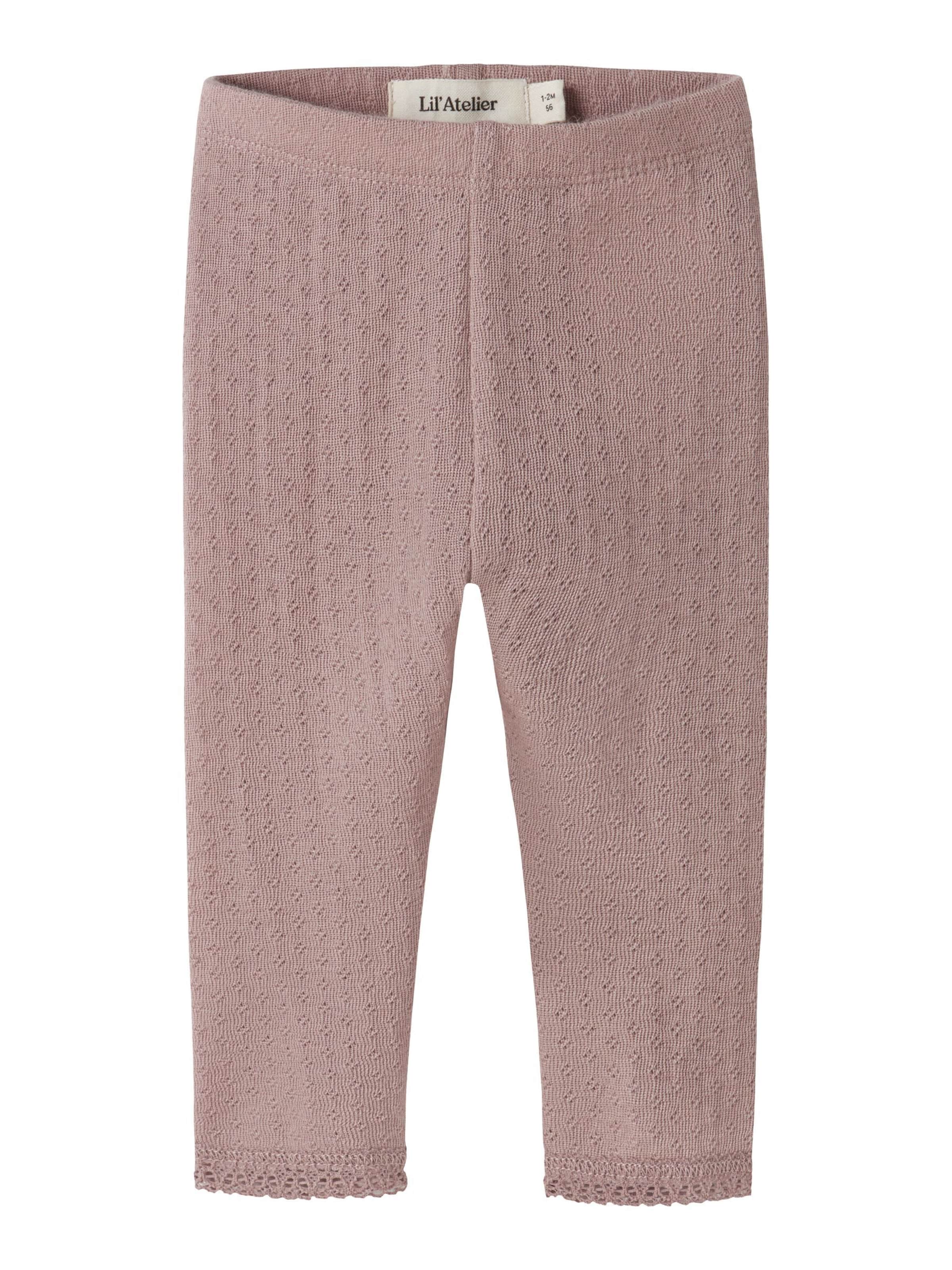 Slimfit Leggings di Lil'Atelier in rosa: frontale