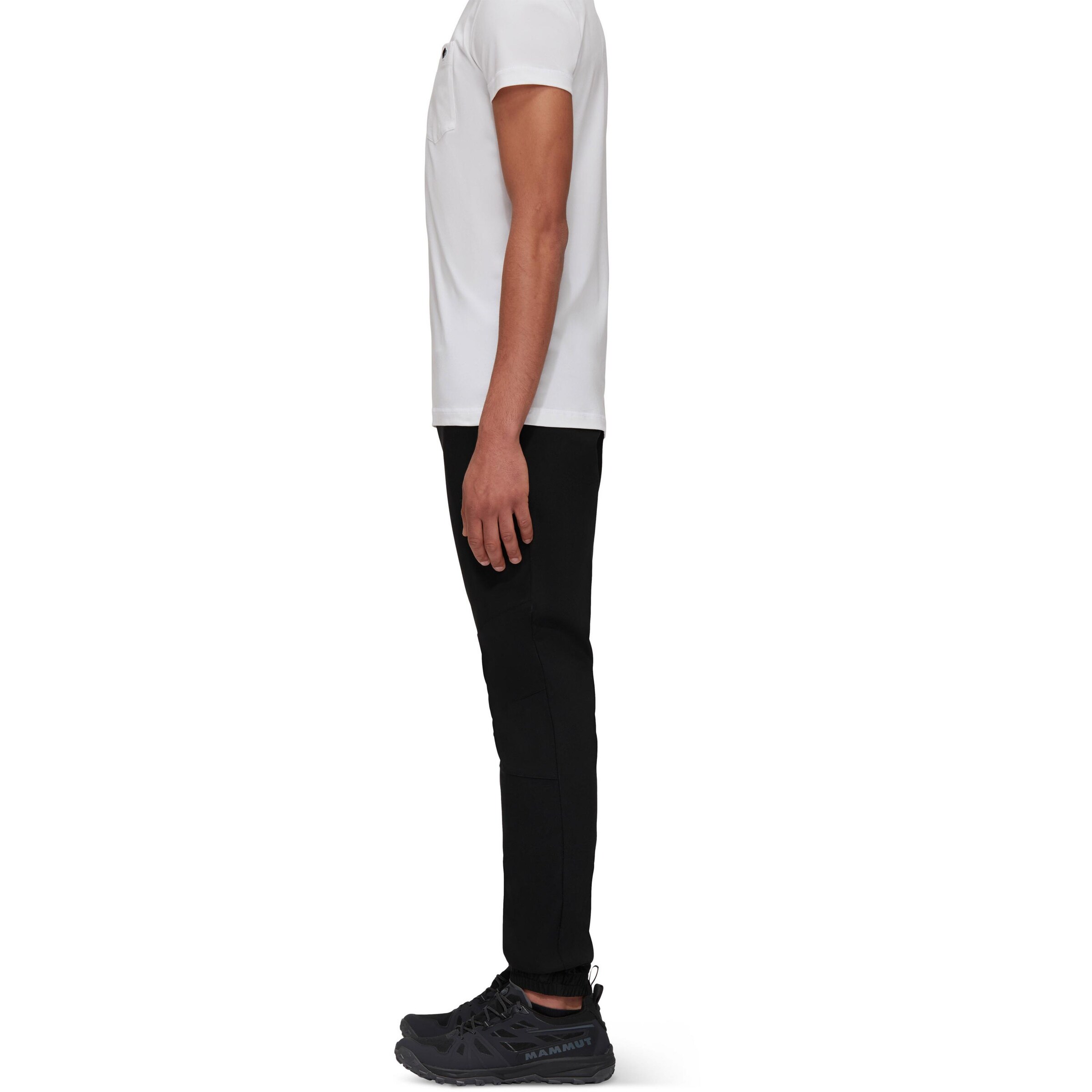 MAMMUT Tapered Outdoor Pants 'Massone' in Black