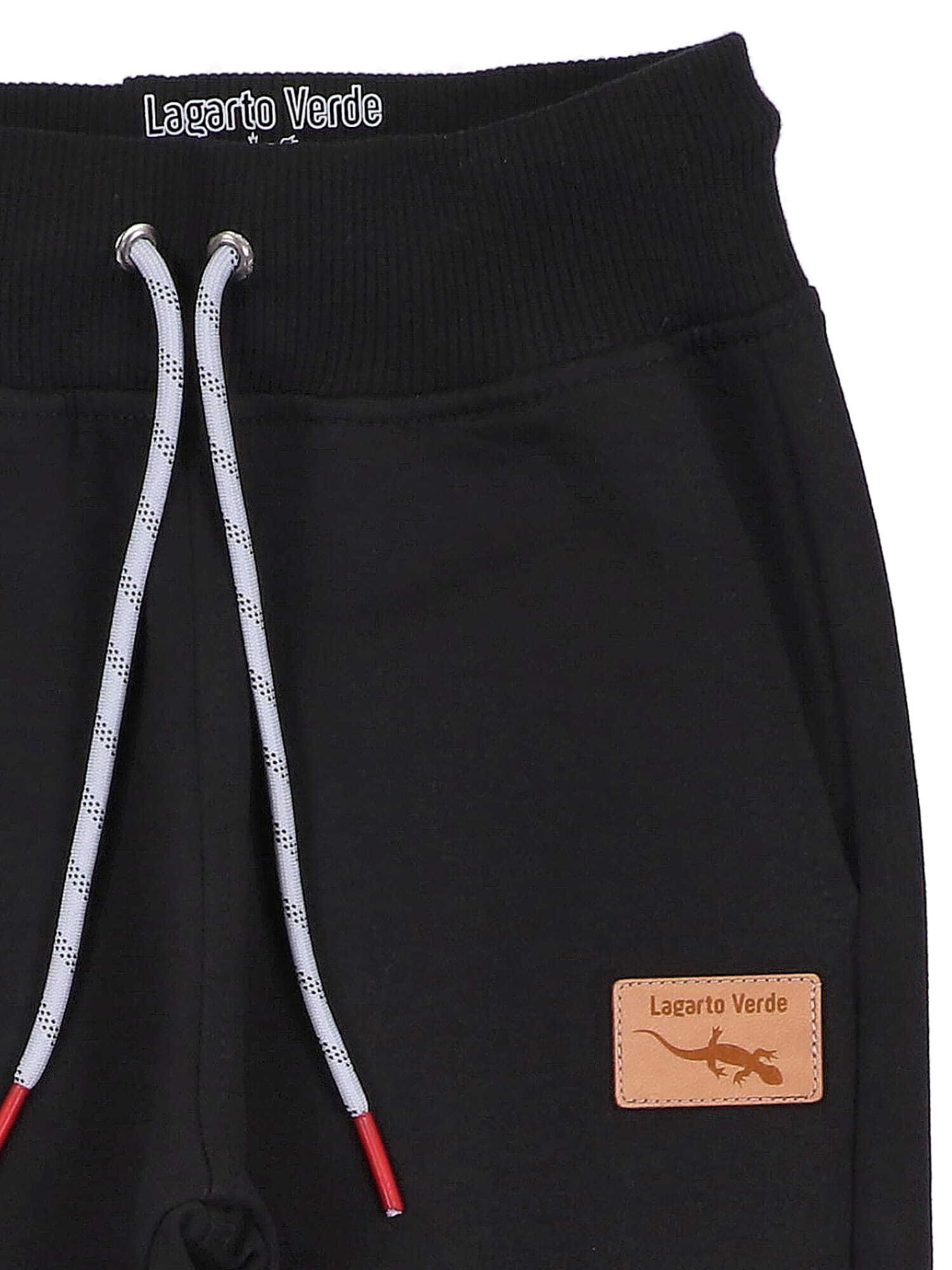 Lagarto Verde Tapered Broek 'Eidechse' in Zwart