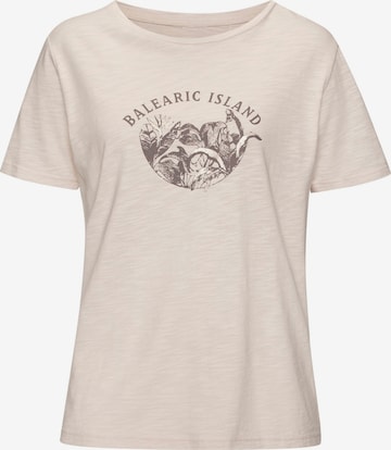 T-shirt VIVANCE en beige : devant