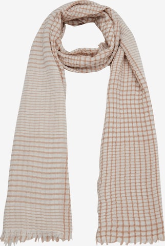s.Oliver Scarf in White: front