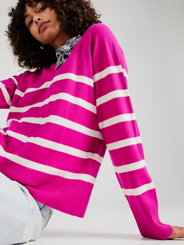 PIECES Pullover 'PCSIA' in Pink