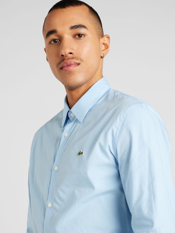 LACOSTE Regular fit Button Up Shirt in Blue