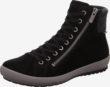 Legero Lace-Up Ankle Boots 'Tanaro' in Black: front
