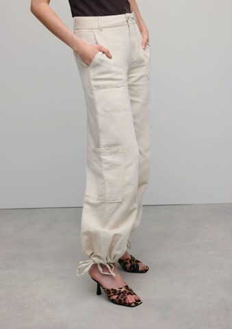 SACHA Muiltjes in Beige: voorkant