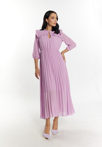 faina - Vestido em roxo