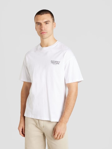 T-Shirt 'CYBERSPACE' JACK & JONES en blanc