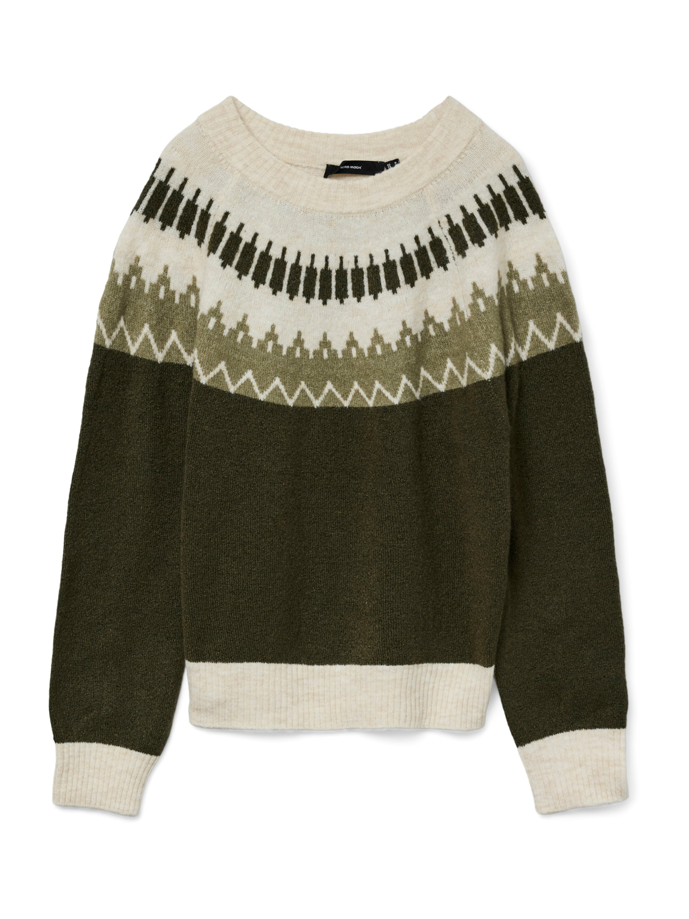 VERO MODA Sweater 'VMSIMONE' in Green: front