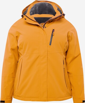 KILLTEC Outdoor Jacket in Brown: front