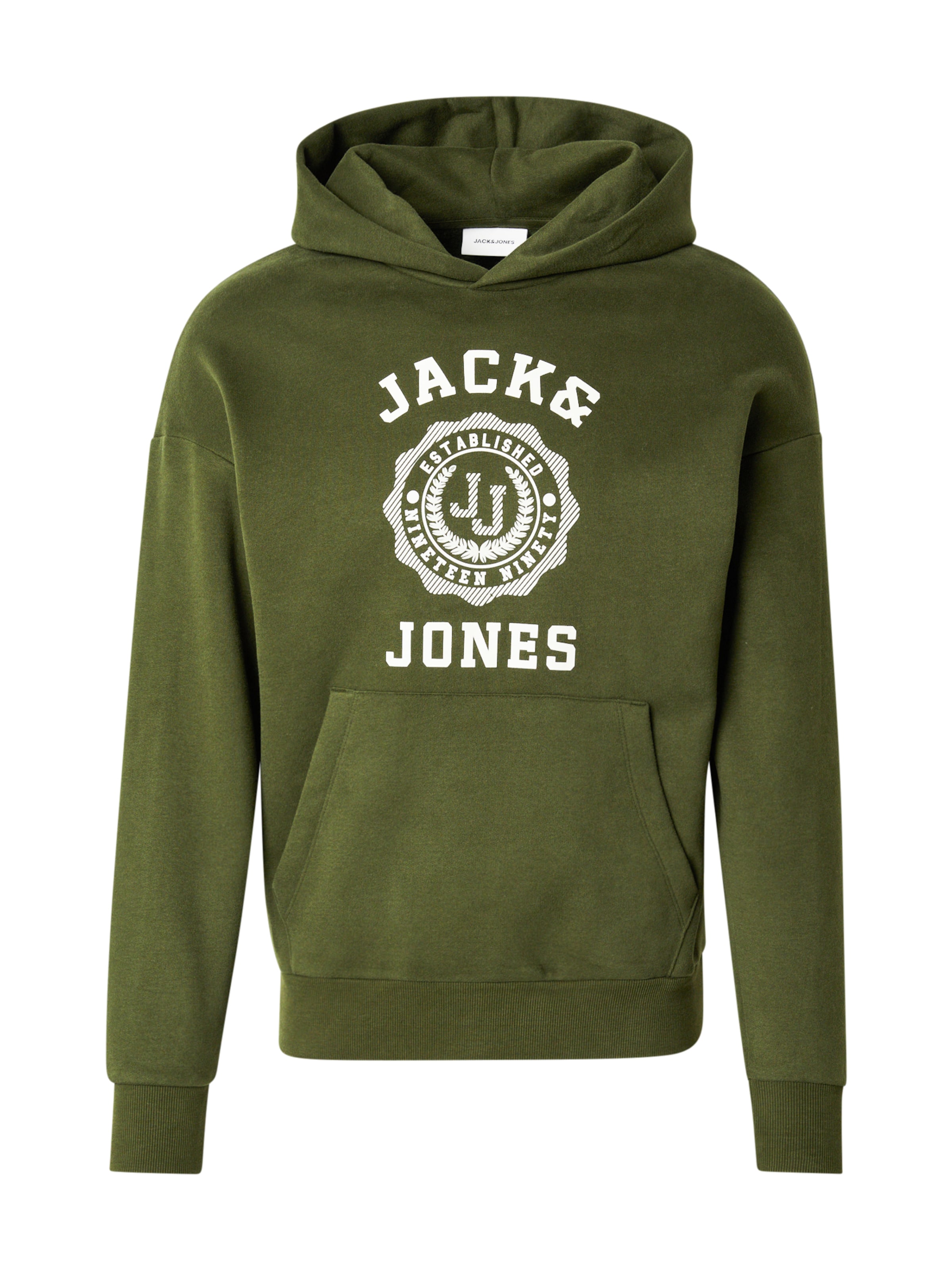 JACK & JONES Μπλούζα φούτερ 'JJVICTO' σε πράσινο: μπροστά