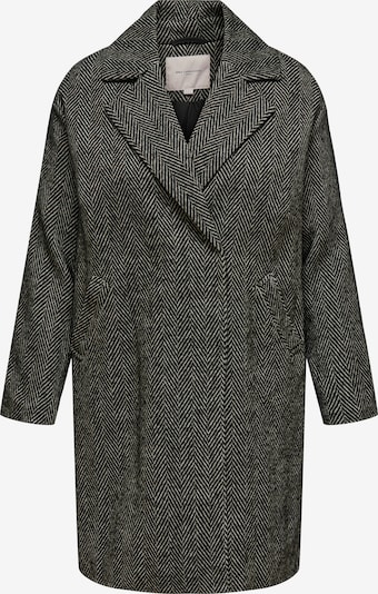 ONLY Carmakoma Mantel 'Sofia' in hellgrau / schwarz, Produktansicht