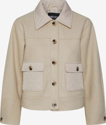 PIECES Overgangsjakke 'JINNA' i beige: forside