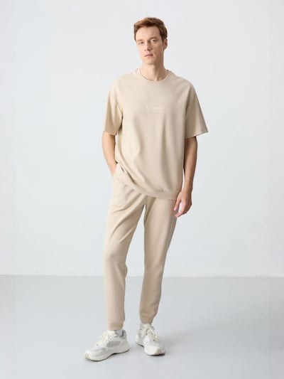 Tommy Life Fato de jogging em L em bege, Vista do artigo