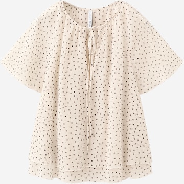 MANGO Bluza 'LURDI' | bela barva: sprednja stran