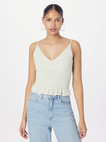 HOLLISTER Blouse 'EMEA' in Groen: voorkant