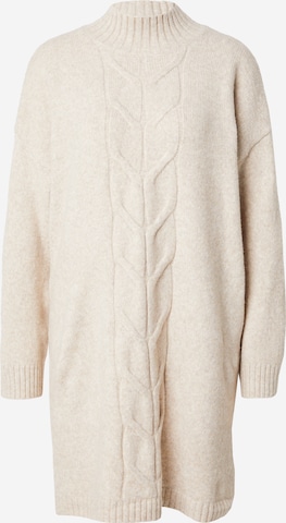 ONLY Gebreide jurk 'MICA' in Beige: voorkant