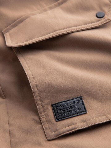 Ombre Winter parka in Brown