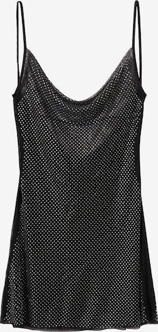 MANGOKoktel haljina 'Moni' - crna boja: prednji dio