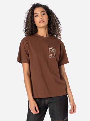 Libertine-Libertine Shirt 'Reward the Book' in Brown: front