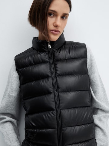 MANGO Vest 'BLANVEST' in Black