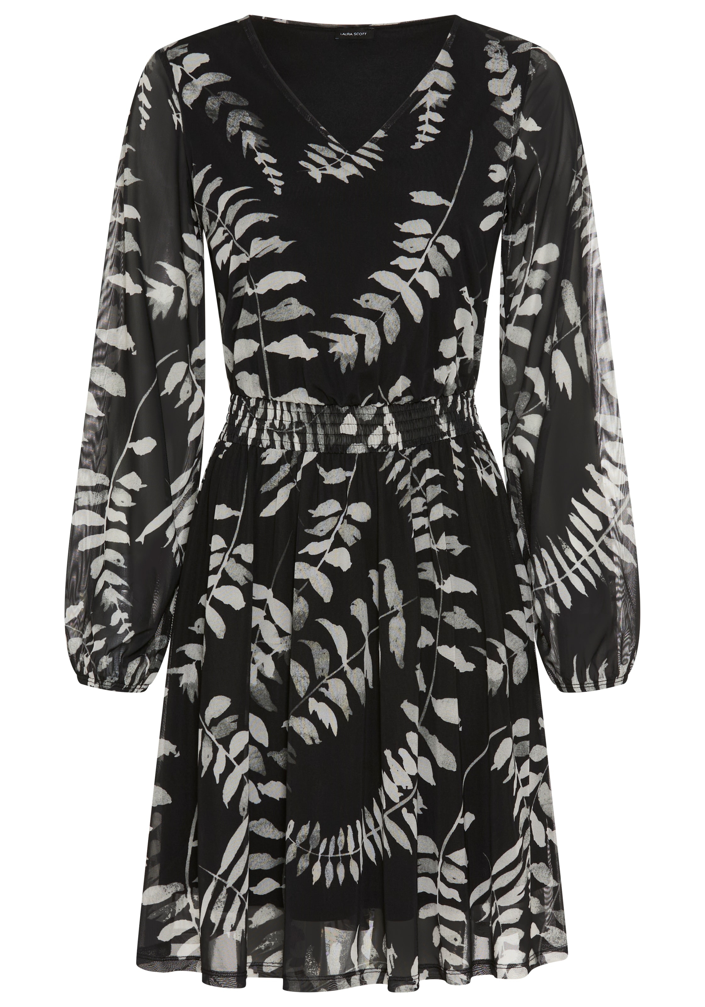 LAURA SCOTT Dress in Black: front