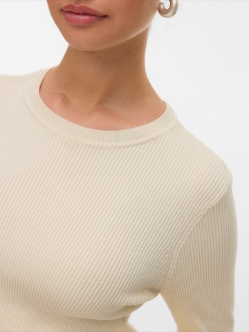VERO MODA Pulóver 'VMGIZELLE' - bézs