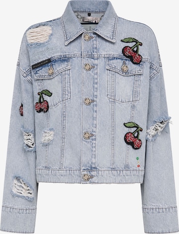 Giacca di mezza stagione di Philipp Plein in blu: frontale