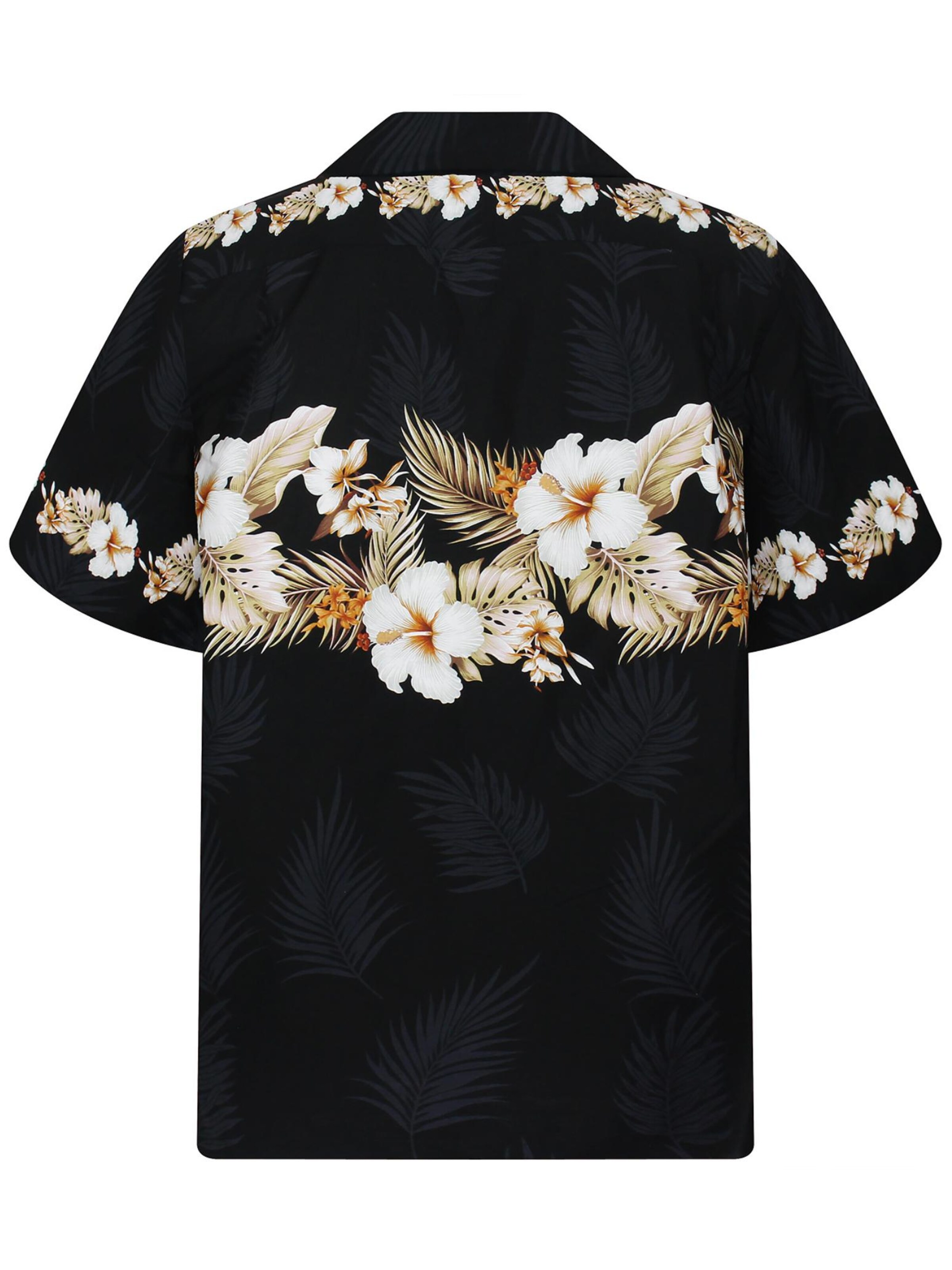 Pacific Legend Regular Fit Hemd 'Blumen'‌‌‌‌‌‌‌ in Schwarz