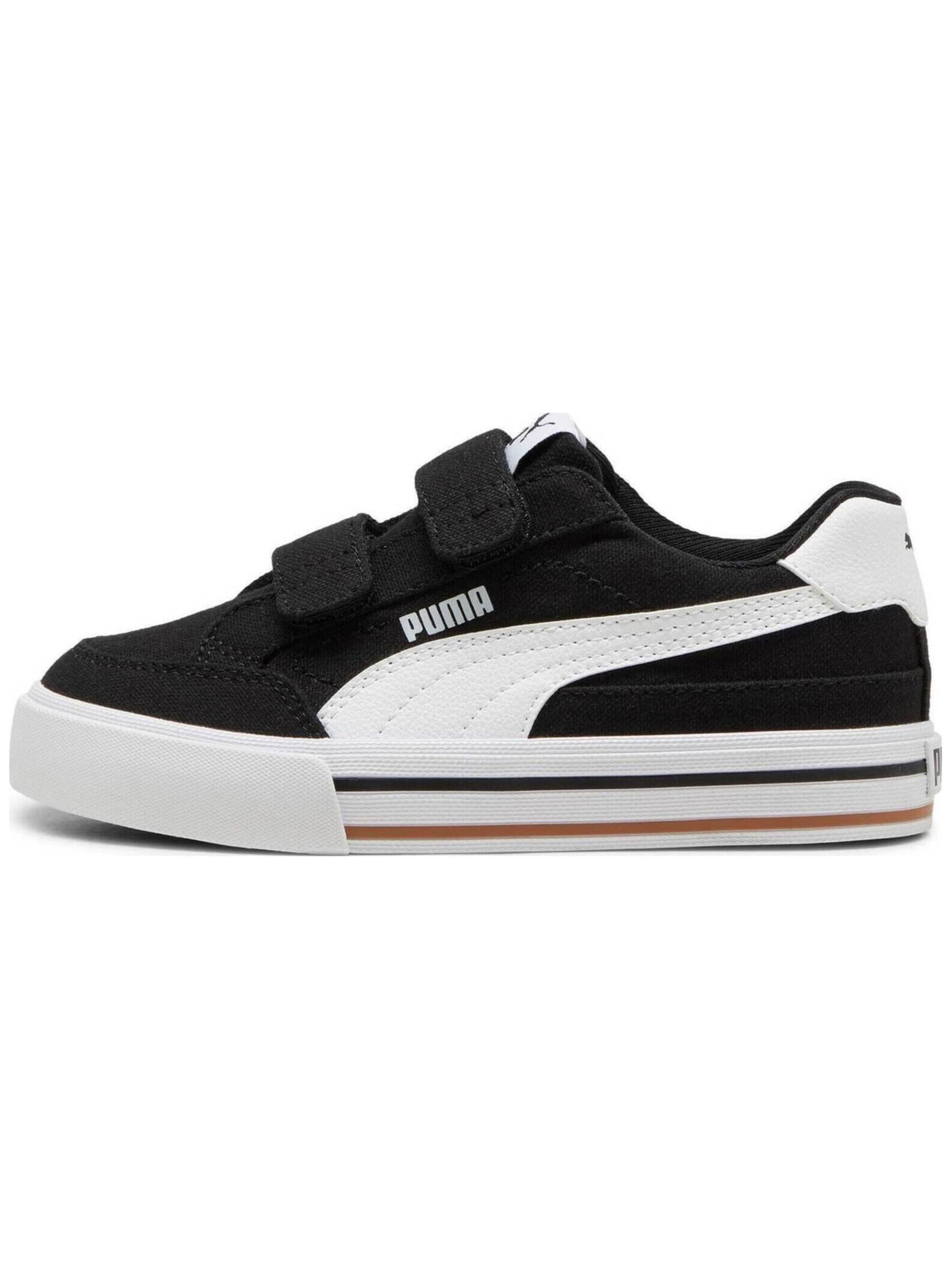 PUMA Sneakers 'Puma Court Classic Vulc Fs V Ps' in Zwart: voorkant