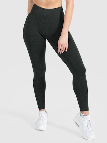 Smilodox Skinny Leggings 'Elane' in Zwart: voorkant