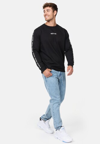 INDICODE JEANS Sweatshirt 'Korbin' in Black