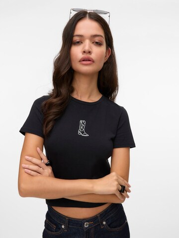 T-shirt 'VMFLEUR' VERO MODA en noir
