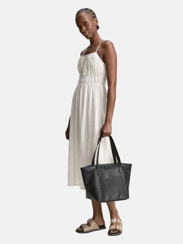 TOM TAILOR DENIM Kleid in Weiß