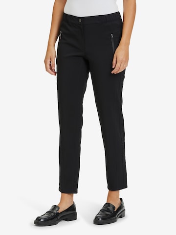 Slimfit Pantaloni di Betty Barclay in nero: frontale