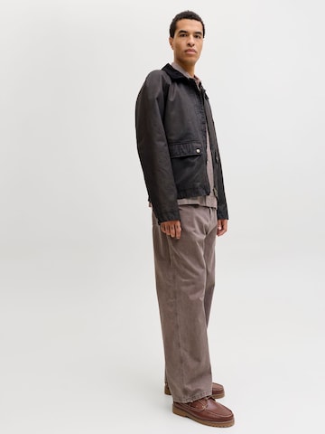 JACK & JONES Wide Leg Bukser 'JPSTAlex' i grå