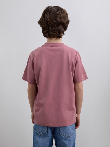 Scalpers Koszulka 'Strokeskull' w kolorze czerwony