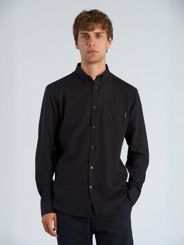 Regular fit Camicia di Lindbergh in nero
