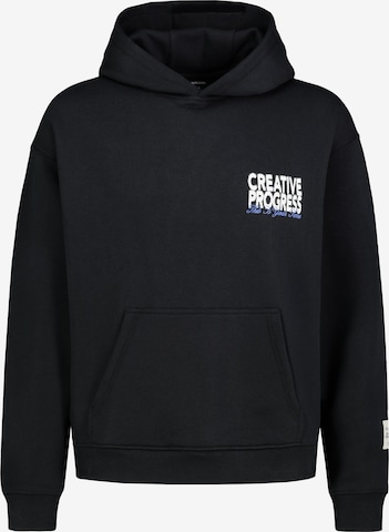 Sublevel Sweatshirt in Schwarz: Vorderseite